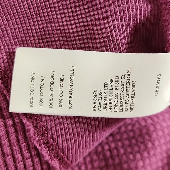 Free People Thermal Deep V-Neck Dolman Sleeve Top - Picture 11 of 11